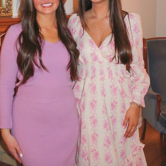 LoveShackFancy Firefly Dress in French Lilac - Picture 4 of 4